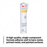 3M 08367 Urethane Seam Sealer, Black, High Solids, Permanently Flexible, 310 mL 10.5 fl oz Cartridge (7000119968) - 6