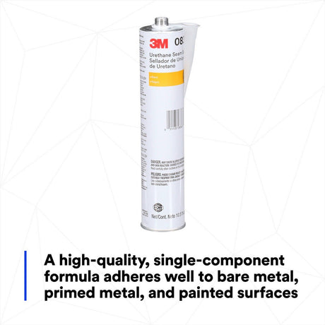 3M 08367 Urethane Seam Sealer, Black, High Solids, Permanently Flexible, 310 mL 10.5 fl oz Cartridge (7000119968)  - (12Pack) - 6
