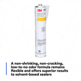 3M 08367 Urethane Seam Sealer, Black, High Solids, Permanently Flexible, 310 mL 10.5 fl oz Cartridge (7000119968) - 8