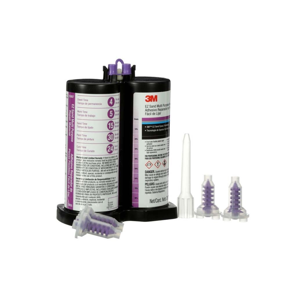 3M 55887 EZ Sand Multi Purpose Repair Material, 600 mL DMS Cartridge (7000119976)  - (4Pack) - 3