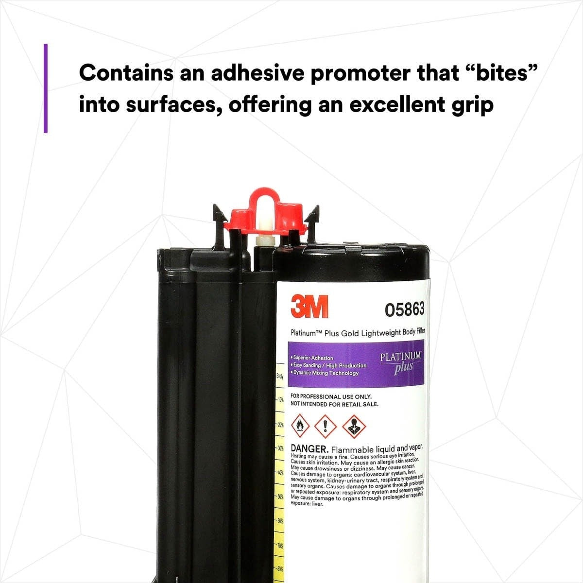 3M 05863 Platinum Plus Filler, 276 mL DMS Cartridge (7000120074)  - (6Pack) - 3
