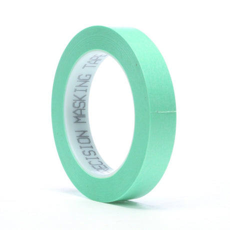 3M Precision Masking Tape, Green, 3/4 in x 60 yds (06529) (7000120100)  - (12Pack) - 2