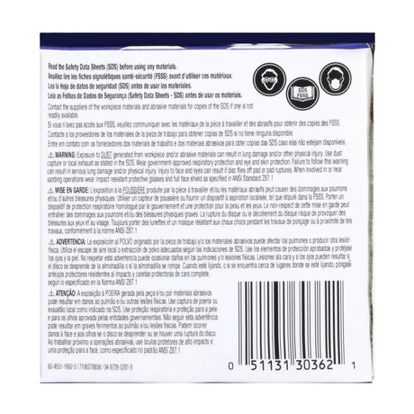 3M 443SA 30362 Trizact Hookit Foam Disc, P5000, Blue, 3 in (7000120106) (60 Pack) - 10