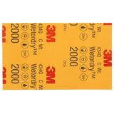 3M 434Q 02624 Abrasive Sheet, Silicon Carbide 2000 Grit, Black, 5-1/2 in x 9 in, Wet/Dry Sandpaper Sheets for Auto Sanding and Paint Prep (7000120122) (250 Pack) - 6