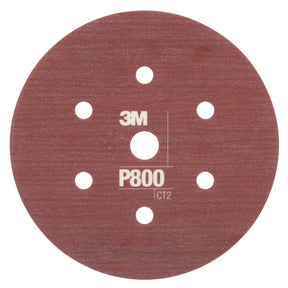 3M 270J 34406 Hookit Flexible Abrasive Disc Dust Free P800 Red 6 in (7000120195) (125 Pack)
