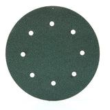 3M 255U 00624 Green Corps Hookit Sanding Disc Dust Free, Ceramic Aluminum Oxide, 40 Grit, Green, 8 in, 7 Hole (7000120350) (25 Pack)
