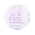 3M 260L 00910 Hookit Finishing Film Abrasive Disc, Aluminum Oxide, P800, White, 3 in (7000120386) (200 Pack)