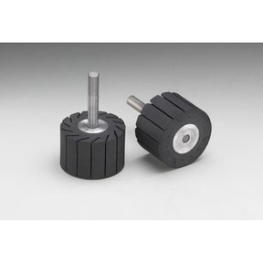 3M 77718 Rubber Slotted Expander Wheel, 1-1/2 in x 1 in 1/4 Diameter Shank (7000120411)