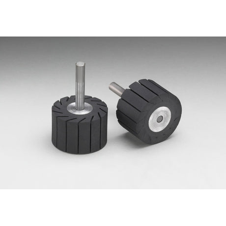 3M 77718 Rubber Slotted Expander Wheel, 1-1/2 in x 1 in 1/4 Diameter Shank (7000120411)