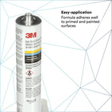 3M 08693 Auto Glass Urethane Windshield Adhesive, Medium Viscosity, High-Strength, Fast-Curing, Black, 310 mL/10.5 fl oz Cartridge (7000120424) - 4