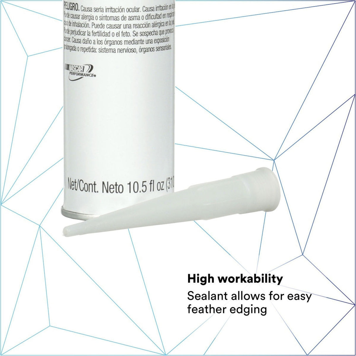 3M 08693 Auto Glass Urethane Windshield Adhesive, Medium Viscosity, High-Strength, Fast-Curing, Black, 310 mL/10.5 fl oz Cartridge (7000120424) - 5
