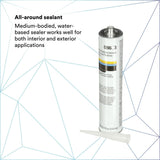 3M 08693 Auto Glass Urethane Windshield Adhesive, Medium Viscosity, High-Strength, Fast-Curing, Black, 310 mL/10.5 fl oz Cartridge (7000120424) - 6