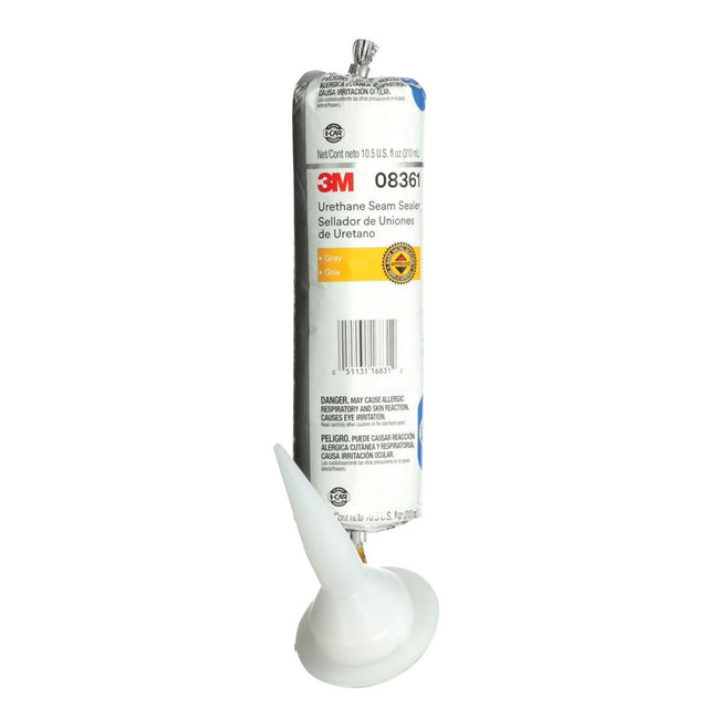 3M Urethane Seam Sealer, Gray, 310 mL 10.5 fl oz Foil Pack (08361) (7000120461)  - (6Pack)