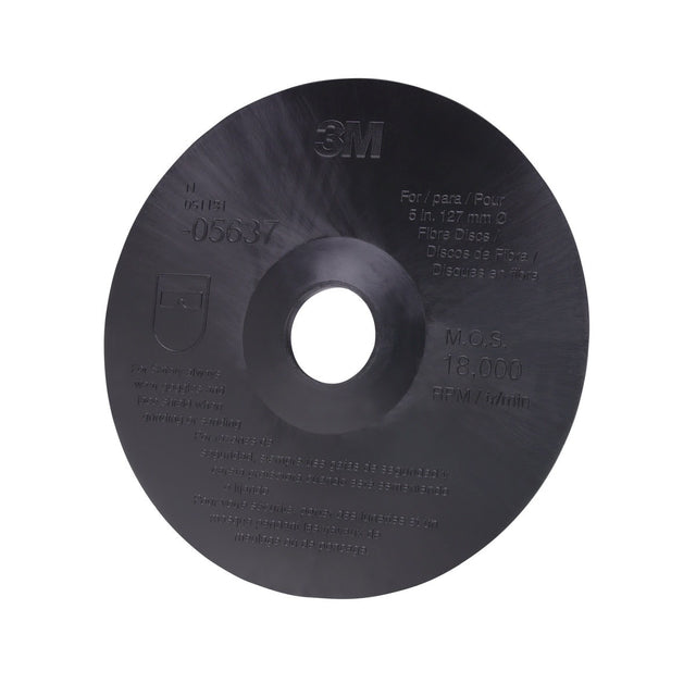 3M 05637 Fibre Disc Backup Pad, 5 in x 7/8 in (7000120462)  - (10Pack)