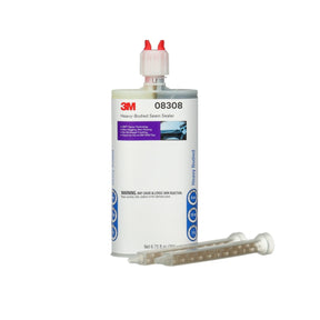 3M 08308 Heavy-Bodied Seam Sealer Two-Part Self-Mixing Automotive Epoxy Black 200 ml 6.75 fl oz Cartridge (7000120463)  - (6Pack)