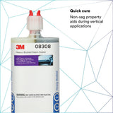 3M 08308 Heavy-Bodied Seam Sealer Two-Part Self-Mixing Automotive Epoxy Black 200 ml 6.75 fl oz Cartridge (7000120463)  - (6Pack) - 4