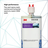 3M 08308 Heavy-Bodied Seam Sealer Two-Part Self-Mixing Automotive Epoxy Black 200 ml 6.75 fl oz Cartridge (7000120463)  - (6Pack) - 5