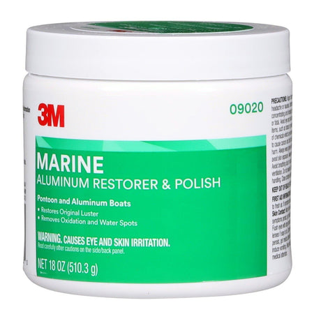 3M Marine Aluminum Restorer and Polish, 18 oz, Pink Paste (09020) (7000120468)  - (6Pack)
