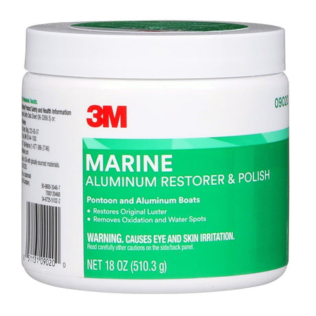 3M Marine Aluminum Restorer and Polish, 18 oz, Pink Paste (09020) (7000120468)  - (6Pack) - 2