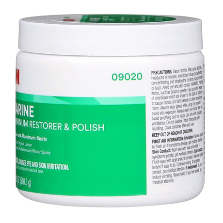 3M Marine Aluminum Restorer and Polish, 18 oz, Pink Paste (09020) (7000120468)  - (6Pack) - 4