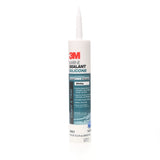3M MG Sil 08027 Marine Grade Silicone Sealant Cartridge, White, 10.3 fl oz, Above the Waterline Sealing for Boats and RVs (7000120476)  - (12Pack)