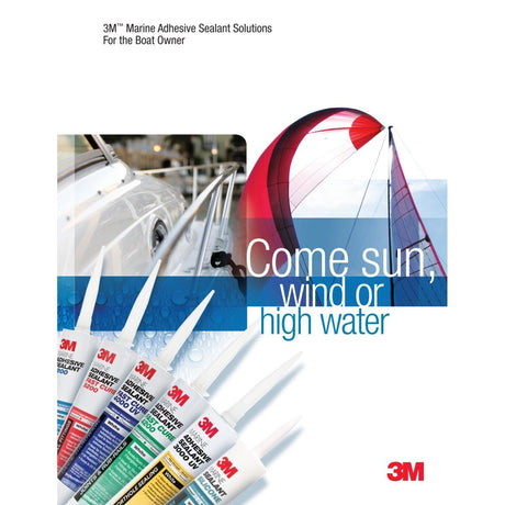 3M Marine Grade Silicone Sealant, White, 3 oz Tube (08017) (7000120479)  - (6Pack) - 7