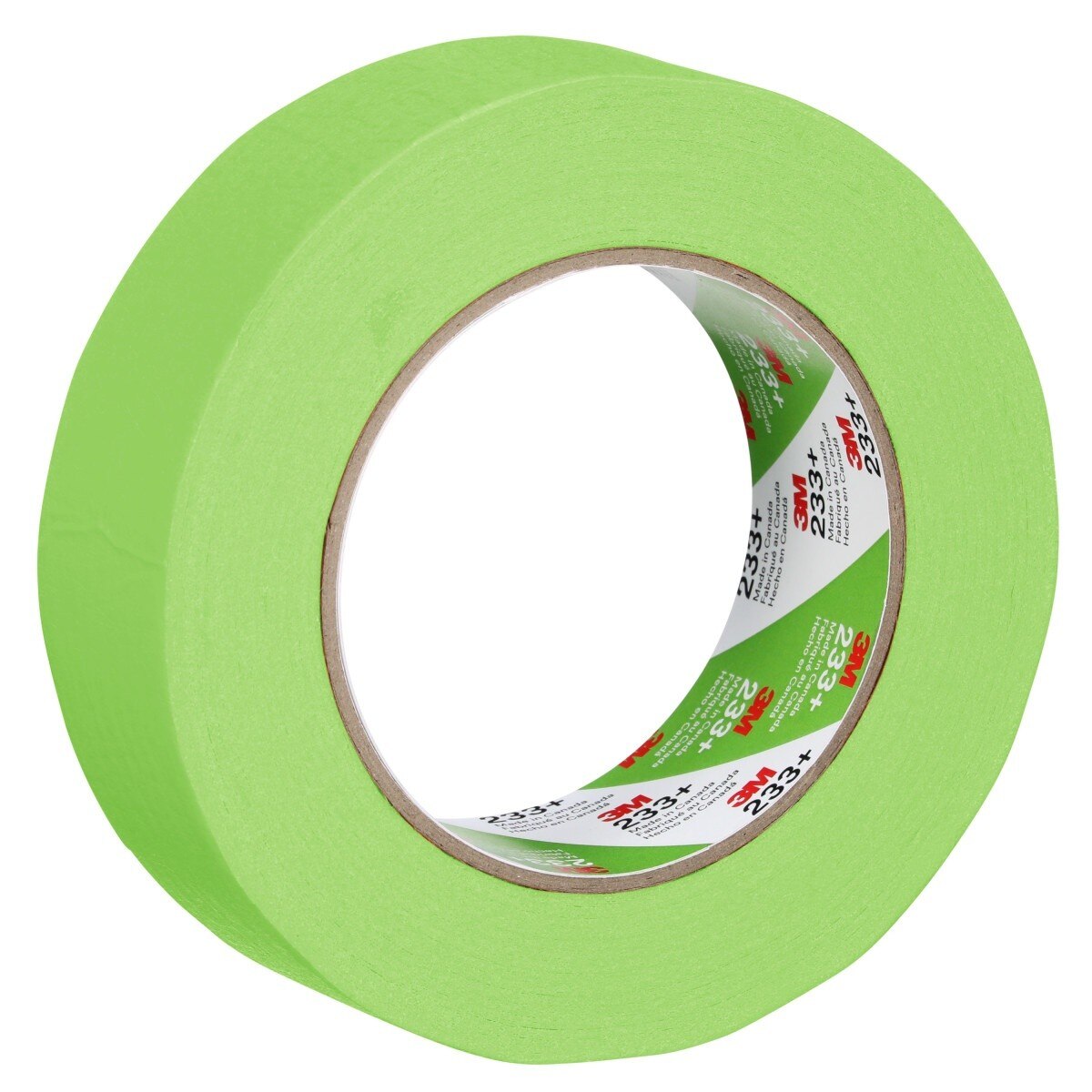 3M 233+ Scotch Performance Green Masking Tape, 36 mm x 55 m (46338) (7000120534)  - (24Pack)