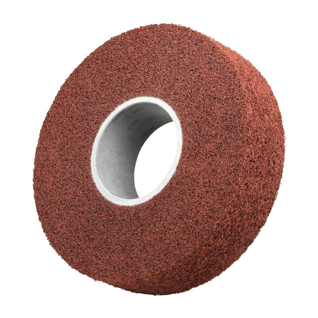 3M MF-WL Scotch-Brite Metal Finishing Convolute Wheel, 6A Coarse, Maroon, 14 in x 4 in x 8 in (7000120582)
