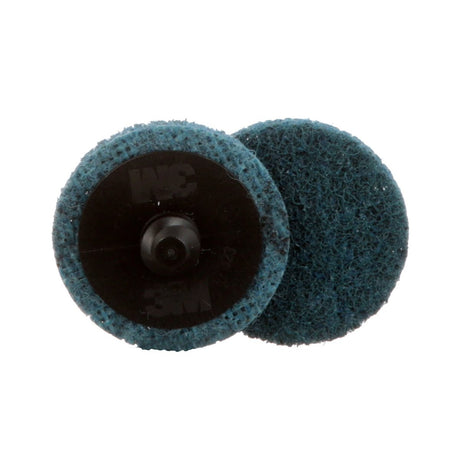 3M SC-DR 08766 Scotch-Brite Roloc Surface Conditioning Disc, A/O Very Fine, TR, 1-1/2 in, Teal (7000120595) (200 Pack) - 4