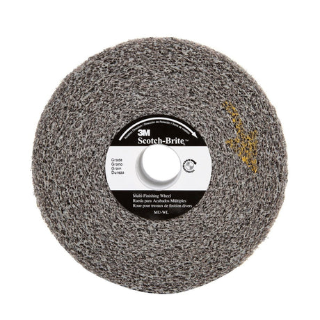 3M MU-WL Scotch-Brite Multi-Finishing Convolute Wheel, 2S Fine, SiC, Gray, 6 in x 3 in x 1 in (7000120663)
