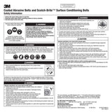 3M SC-BS Scotch-Brite Surface Conditioning Scrim Backed Belt, A/O Very Fine, 3/8 in x 13 in (7000120694) (20 Pack) - 6