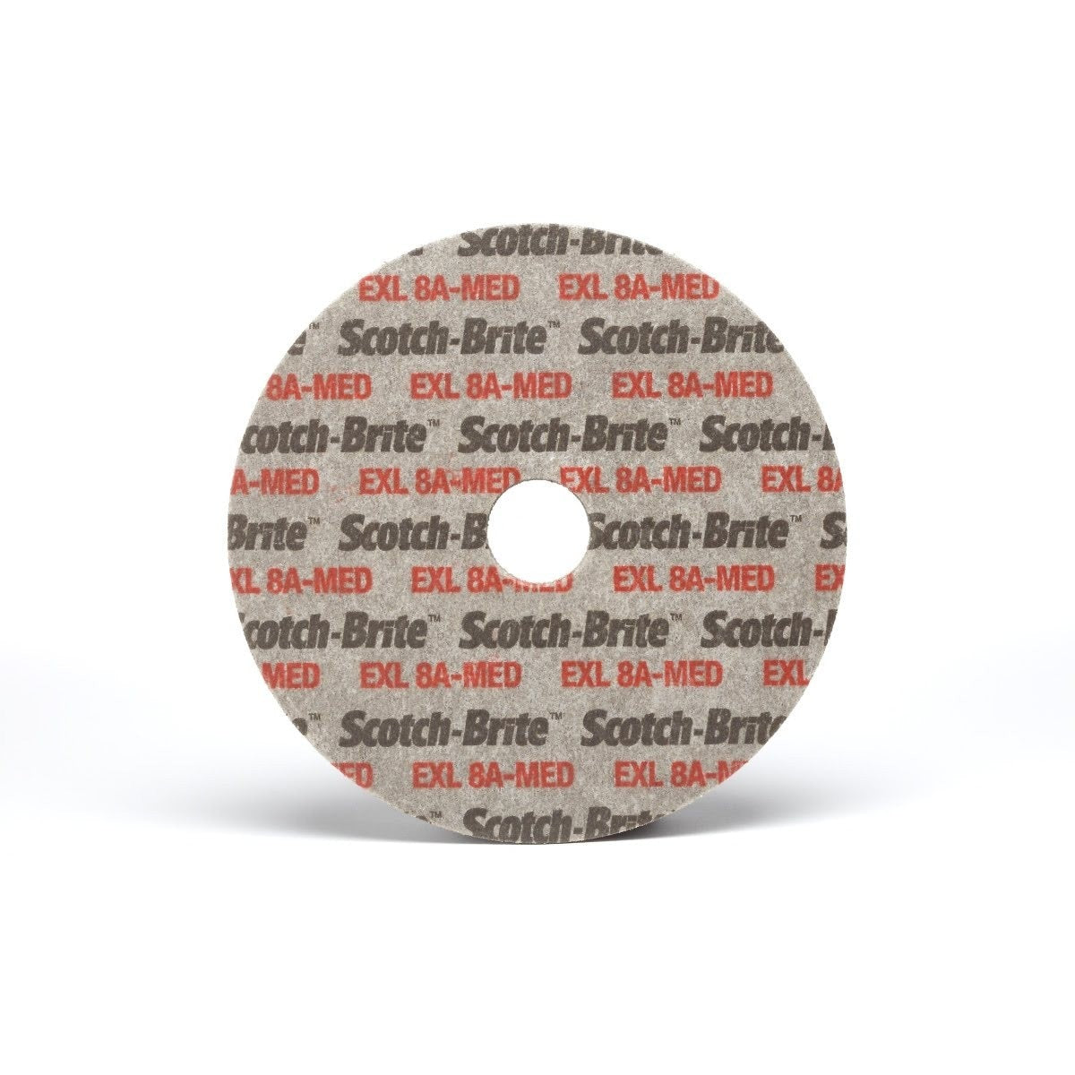 3M XL-UW Scotch-Brite EXL Unitized Wheel 8A Medium Aluminum Oxide Tan 3 in x 1/8 in x 1/4 in (7000120739) (40 Pack)