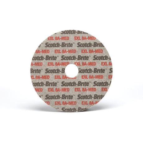 3M XL-UW Scotch-Brite EXL Unitized Wheel 8A Medium Aluminum Oxide Tan 3 in x 1/8 in x 1/4 in (7000120739) (40 Pack)
