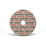 3M XL-UW Scotch-Brite EXL Unitized Wheel 8A Medium Aluminum Oxide Tan 3 in x 1/8 in x 1/4 in (7000120739) (40 Pack)