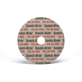 3M XL-UW Scotch-Brite EXL Unitized Wheel 8A Medium Aluminum Oxide Tan 3 in x 1/8 in x 1/4 in (7000120739) (40 Pack)