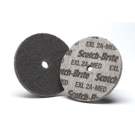 3M XL-UW Cubitron II Scotch-Brite EXL Unitized Wheel, 2 in x 1/4 in x 1/4 in 2A MED (7000120740) (60 Pack)