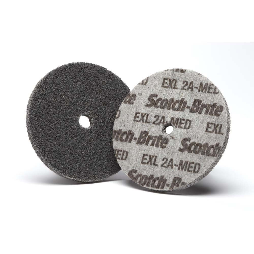 3M XL-UW Cubitron II Scotch-Brite EXL Unitized Wheel, 2 in x 1/4 in x 1/4 in 2A MED (7000120740) (60 Pack)