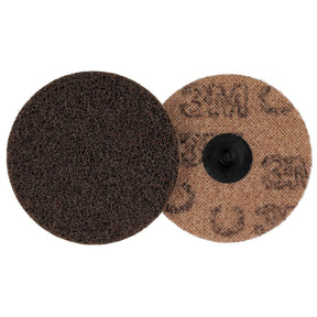 3M SC-DR 07482 Scotch-Brite Roloc TR Surface Conditioning Disc, Aluminum Oxide Coarse, Brown, 4 in (7000120800) (100 Pack)