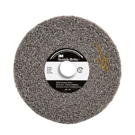 3M MU-WL Scotch-Brite Multi-Finishing Convolute Wheel, 2S Medium, 8 in x 2 in x 3 in (7000120810) (2 Pack)