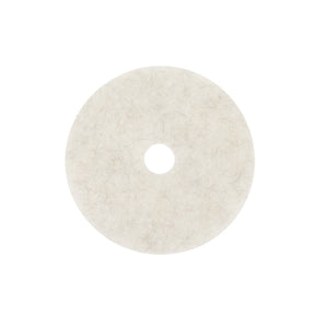 3M 3300 Natural Blend White Burnishing Floor Pad, Fine, White, 21 in, Center Hole (7000120827) (5 Pack)
