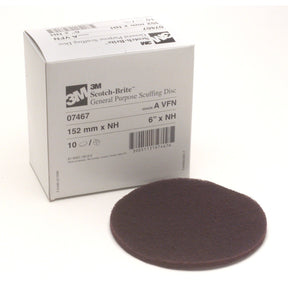 3M 07467 Scotch-Brite Hookit Scuffing Disc A O Very Fine Maroon 6 in x NH (7000120838) (40 Pack)