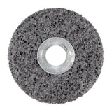 3M Scotch-Brite Clean and Strip Unitized Wheel, CS-UW, Silicon Carbide, 7S Extra Coarse, Black, 4 in x 1 in x 1/4 in, 10000 rpm (7000120868) (5 Pack)