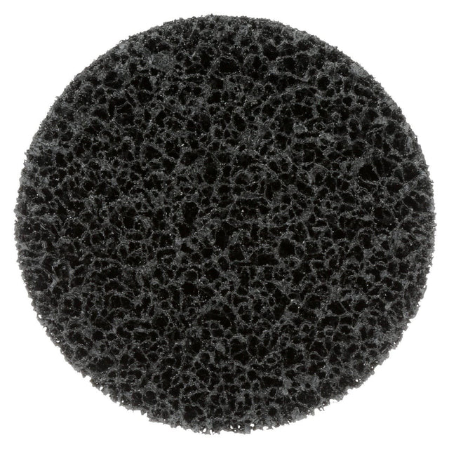3M Scotch-Brite Coating Removal Disc, Hook and Loop, Silicon Carbide Extra Coarse, Black, 7 in (7000120884) (20 Pack)