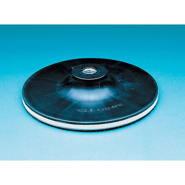 3M 918 Disc Pad Holder, Hook and Loop, 8 in, 5/8-11 Internal Thread, White (7000120891)