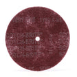 3M Scotch-Brite High Strength Disc, Aluminum Oxide Very Fine, Maroon, 8 in x 1/2 in (7000120989) (20 Pack)
