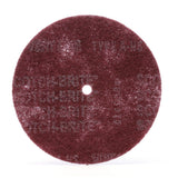 3M Scotch-Brite High Strength Disc, Aluminum Oxide Very Fine, Maroon, 8 in x 1/2 in (7000120989) (20 Pack)