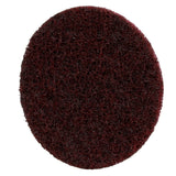 3M SC-DM Scotch-Brite Roloc Surface Conditioning Disc AO Medium TSM 3 in Maroon (7000120993) (100 Pack) - 3