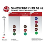 3M CF-DC Scotch-Brite Clean and Finish Disc - Very Fine Grit Aluminum Oxide - Cleaning and Finishing Disc - For Aluminum, Stainless Steel - 5 inches (7000121065) (100 Pack) - 2