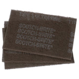 3M HP-HP 7448 37448 Scotch-Brite Ultra Fine Hand Pad, Gray, Silicon Carbide, Nonwoven, 6 in x 9 in, Surface Preparation, Scuffing, Cleaning (7000121089) (30 Pack) - 5