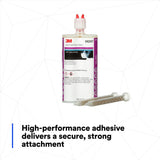3M 04247 Super Fast Plastic Repair Two-Part Urethane Adhesive, Transparent, 200 mL 6.75 fl oz Cartridge (4247) (7000121226)  - (6Pack) - 8